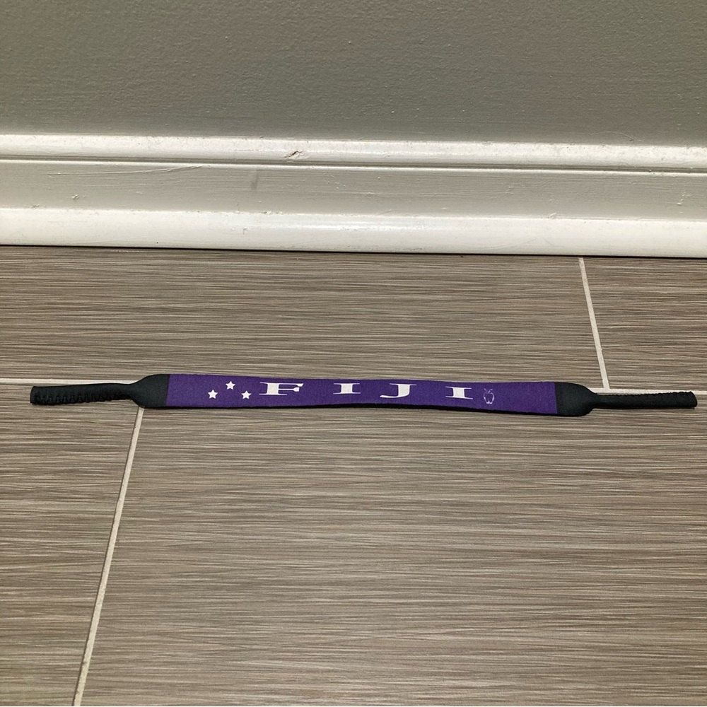 4/$10 - Fiji Fraternity Sunglasses Strap - Purple/White